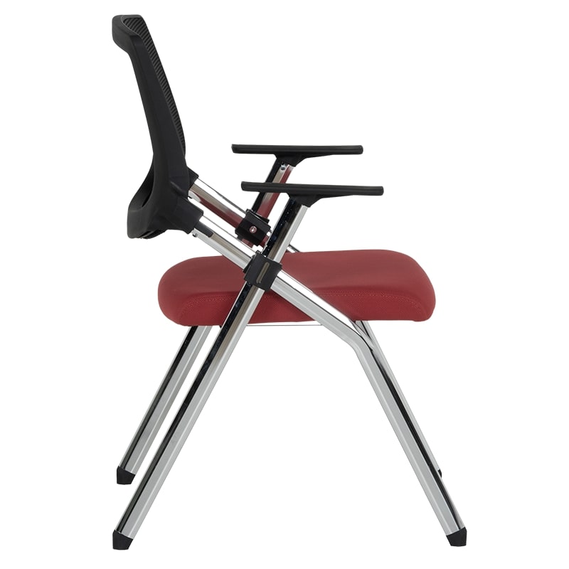 Сгъваем посетителски офис стол Carmen 1704 червен